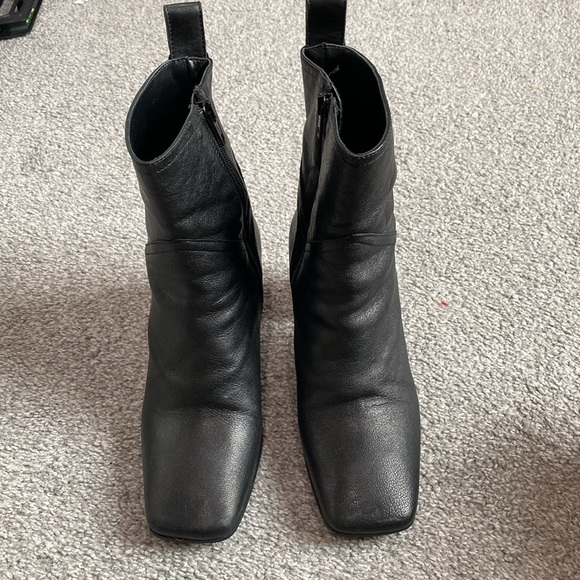 Napoleoni Black Leather Boots - Picture 5 of 9